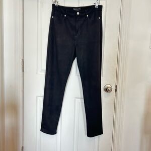Banana Republic High-Rise Skinny Black Soft-Brushed Pants